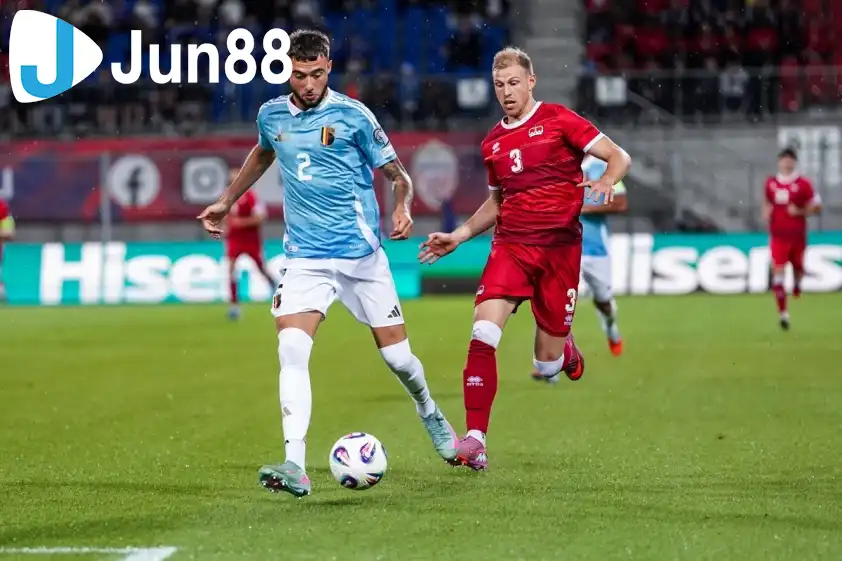 Bỉ hoàn toàn vượt trội so với Liechtenstein. (Ảnh: Internet)